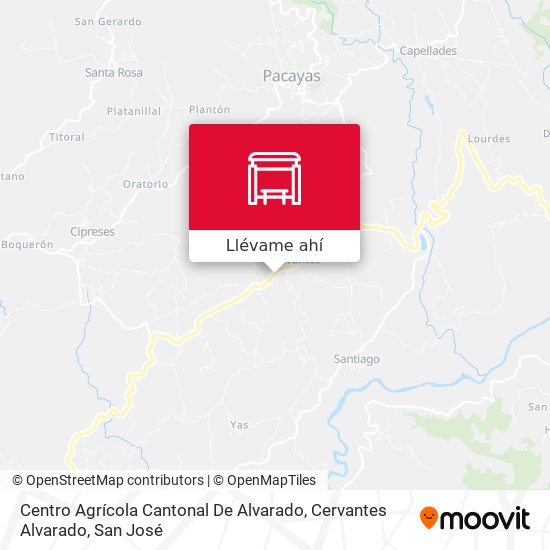 Mapa de Centro Agrícola Cantonal De Alvarado, Cervantes Alvarado