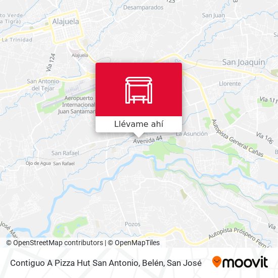 Mapa de Contiguo A Pizza Hut San Antonio, Belén