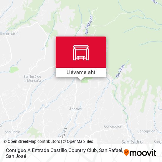 Mapa de Contiguo A Entrada Castillo Country Club, San Rafael