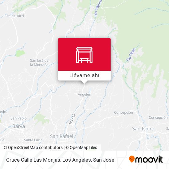 Mapa de Cruce Calle Las Monjas, Los Ángeles