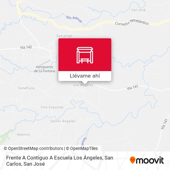 Mapa de Frente A Contiguo A Escuela Los Ángeles, San Carlos
