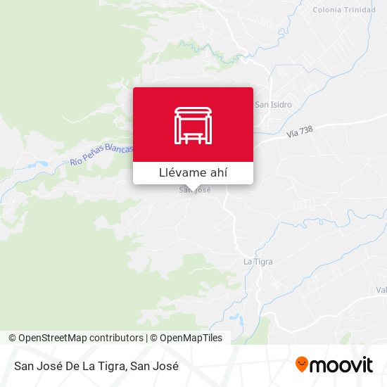 Mapa de San José De La Tigra