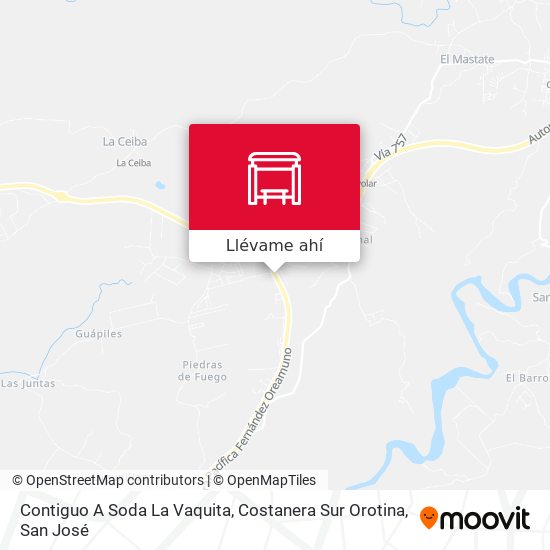 Mapa de Contiguo A Soda La Vaquita, Costanera Sur Orotina