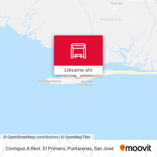 Mapa de Contiguo A Rest. El Primero, Puntarenas