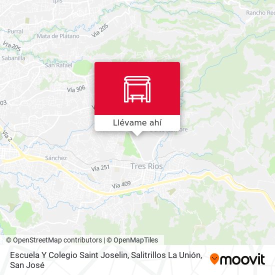 Mapa de Escuela Y Colegio Saint Joselin, Salitrillos La Unión