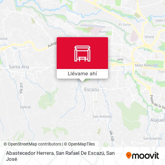 Mapa de Abastecedor Herrera, San Rafael De Escazú
