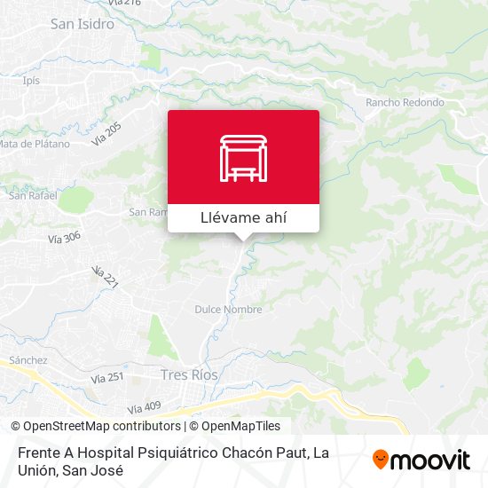 Mapa de Frente A Hospital Psiquiátrico Chacón Paut, La Unión