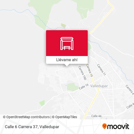 Mapa de Calle 6 Carrera 37