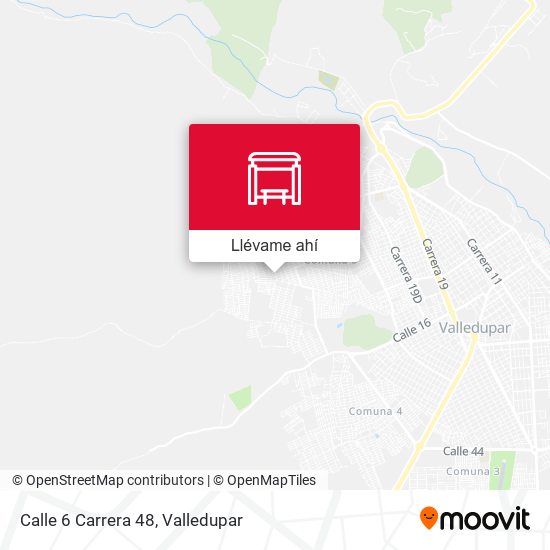 Mapa de Calle 6 Carrera 48