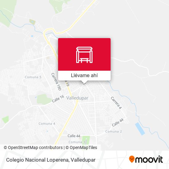 Mapa de Colegio Nacional Loperena