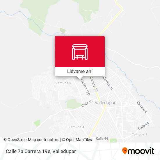 Mapa de Calle 7a Carrera 19e