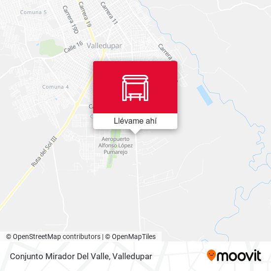 Mapa de Conjunto Mirador Del Valle