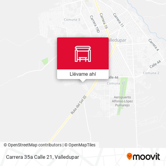 Mapa de Carrera 35a Calle 21