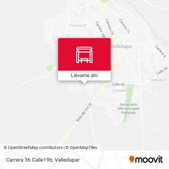 Mapa de Carrera 36 Calle19b