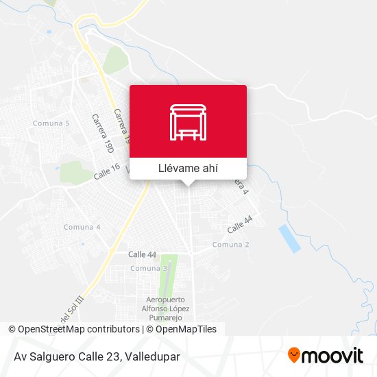 Mapa de Av Salguero Calle 23