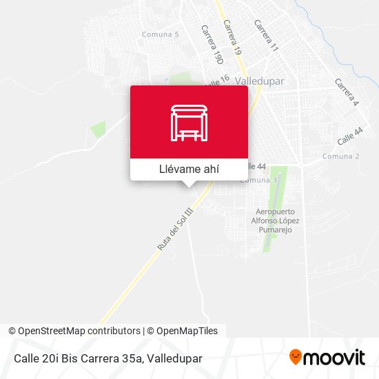 Mapa de Calle 20i Bis Carrera 35a