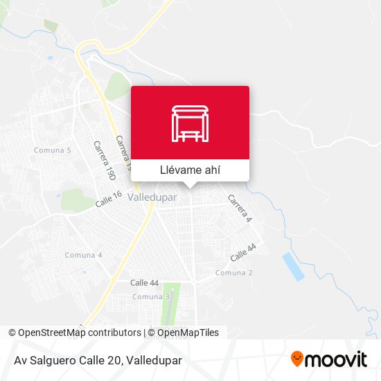 Mapa de Av Salguero Calle 20