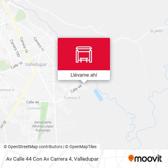 Mapa de Av Calle 44 Con Av Carrera 4