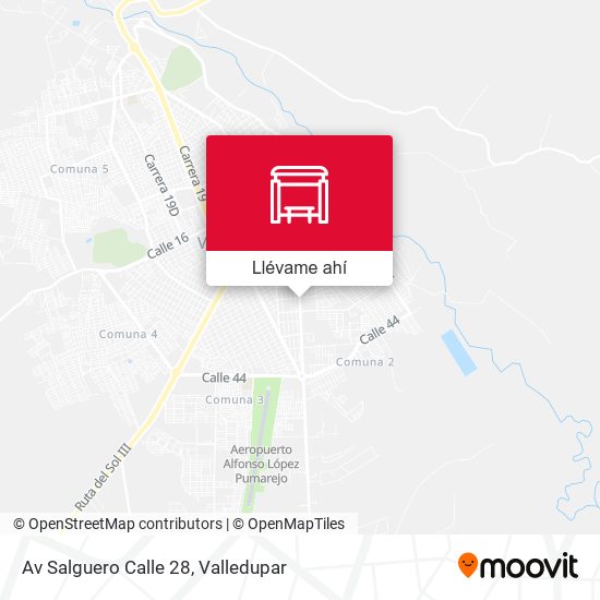 Mapa de Av Salguero Calle 28