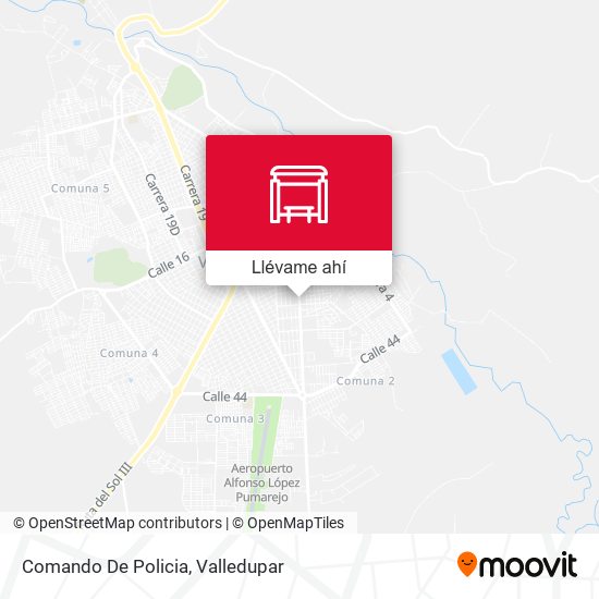 Mapa de Comando De Policia