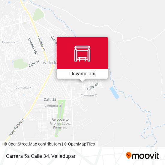 Mapa de Carrera 5a Calle 34