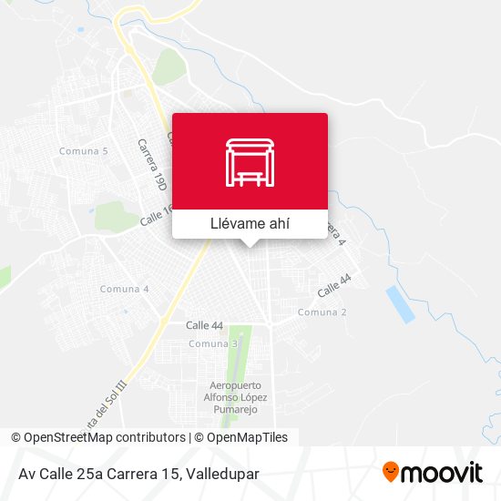 Mapa de Av Calle 25a Carrera 15