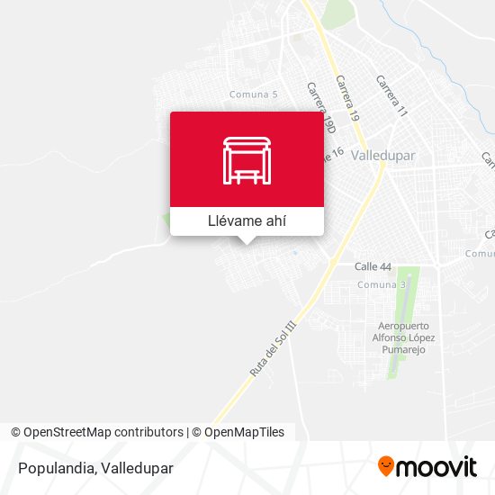 Mapa de Populandia