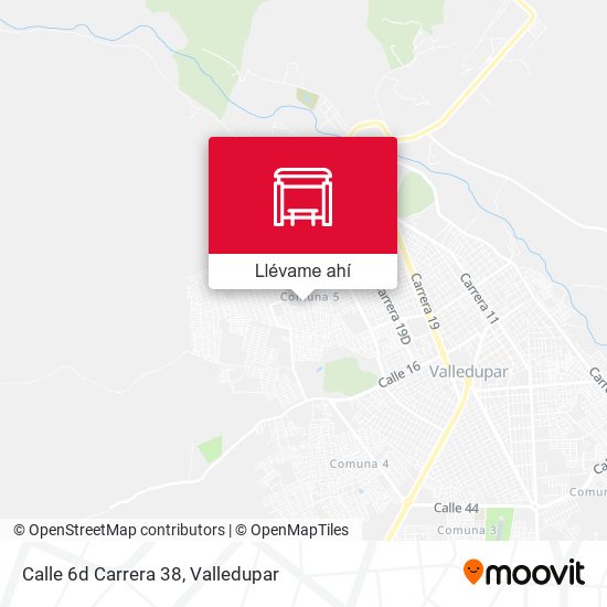 Mapa de Calle 6d Carrera 38