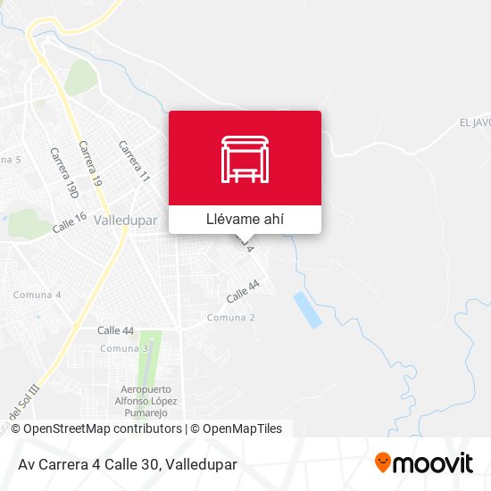 Mapa de Av Carrera 4 Calle 30