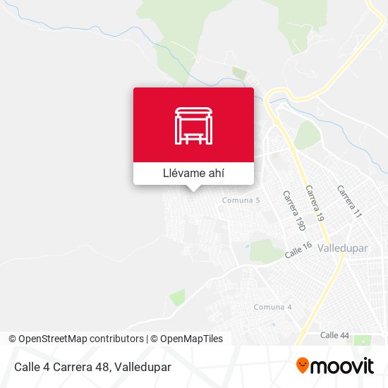 Mapa de Calle 4 Carrera 48