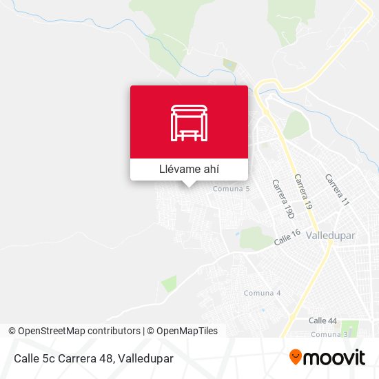 Mapa de Calle 5c Carrera 48