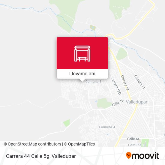 Mapa de Carrera 44 Calle 5g