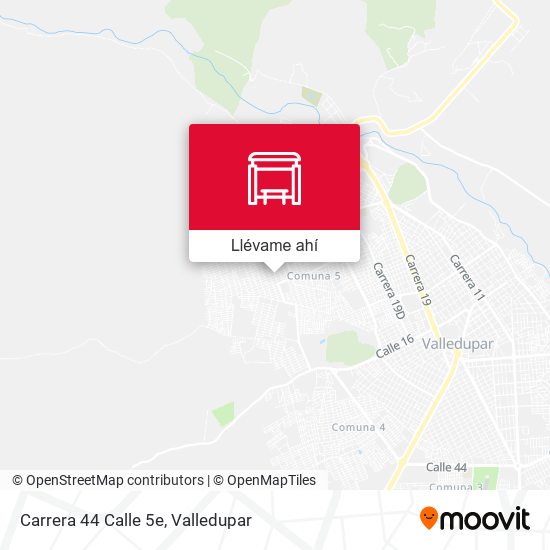 Mapa de Carrera 44 Calle 5e