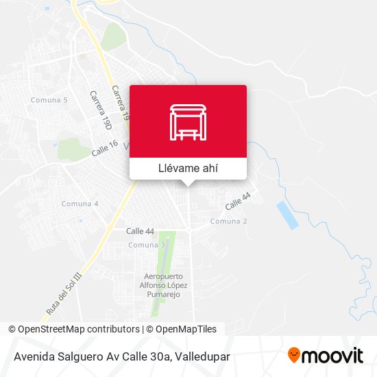 Mapa de Avenida Salguero Av Calle 30a