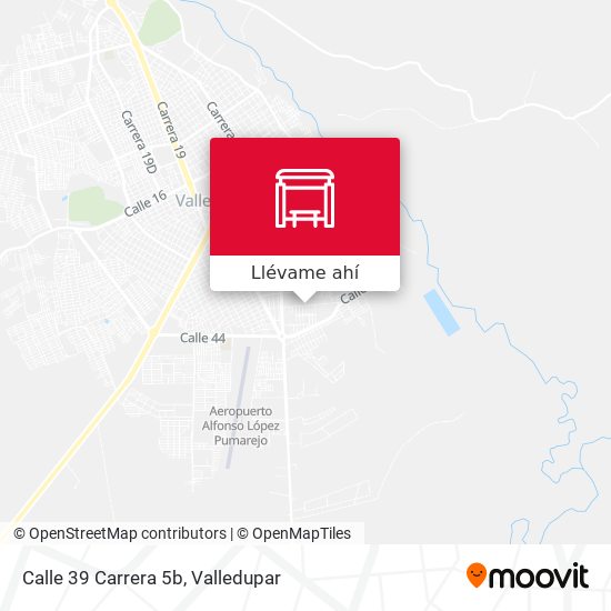 Mapa de Calle 39 Carrera 5b