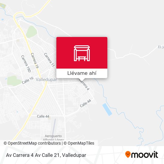 Mapa de Av Carrera 4 Av Calle 21