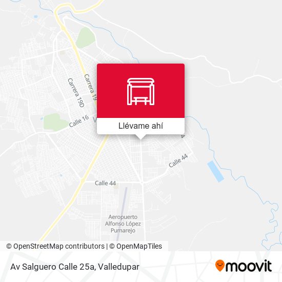Mapa de Av Salguero Calle 25a