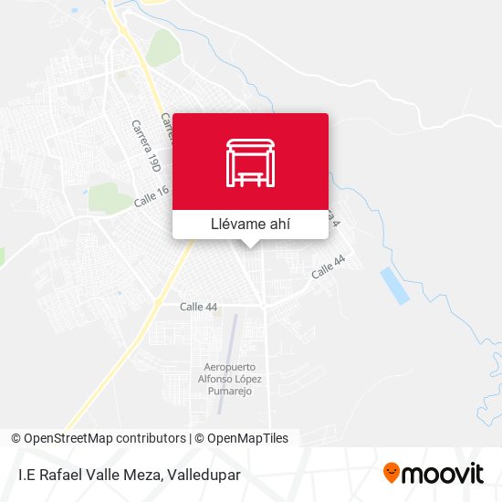Mapa de I.E Rafael Valle Meza