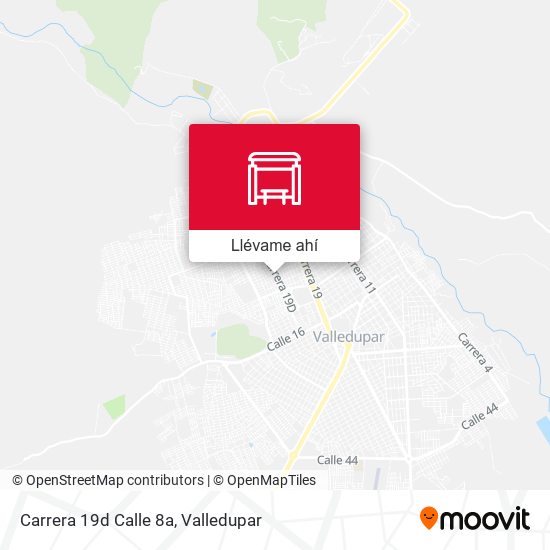 Mapa de Carrera 19d Calle 8a