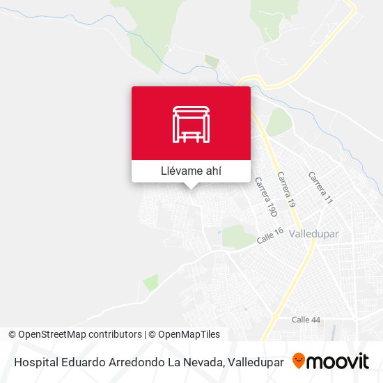 Mapa de Hospital Eduardo Arredondo La Nevada