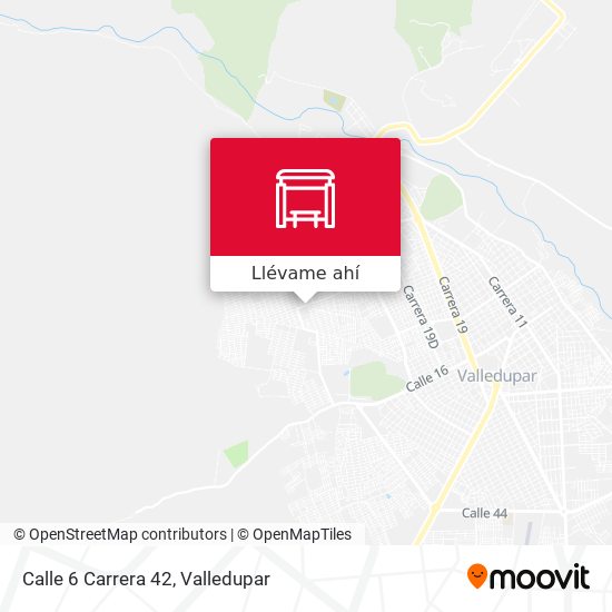 Mapa de Calle 6 Carrera 42