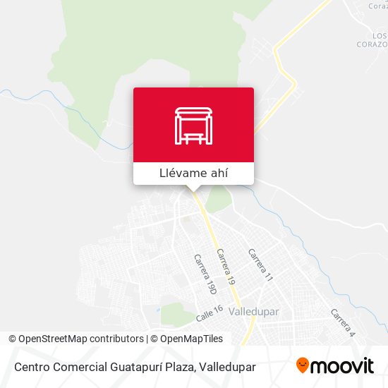 Mapa de Centro Comercial Guatapurí Plaza