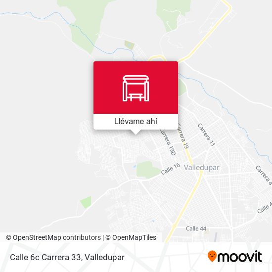 Mapa de Calle 6c Carrera 33