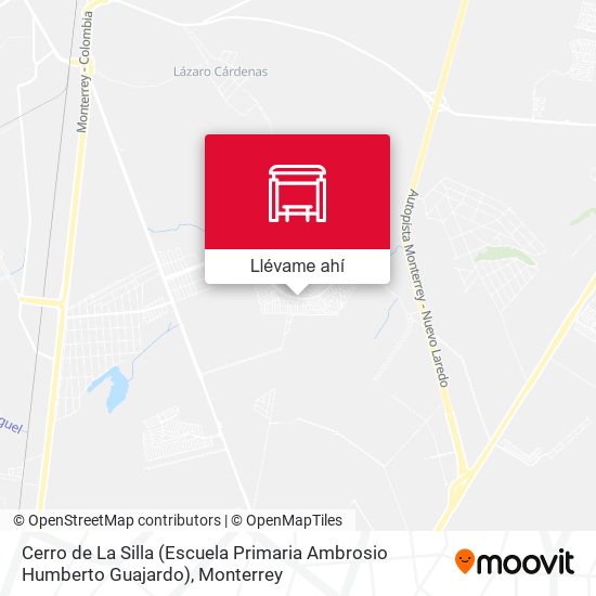 Mapa de Cerro de La Silla (Escuela Primaria Ambrosio Humberto Guajardo)