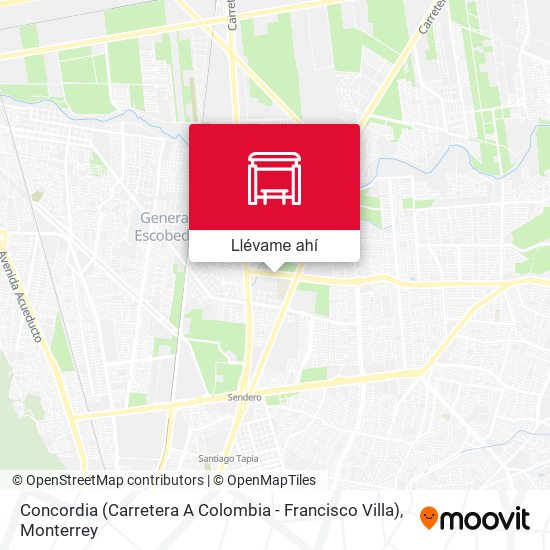 Mapa de Concordia (Carretera A Colombia - Francisco Villa)