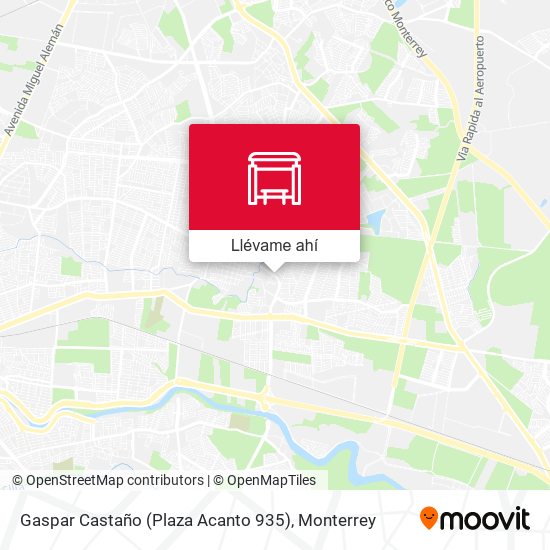 Mapa de Gaspar Castaño (Plaza Acanto 935)