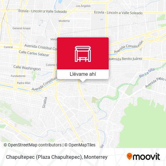 Mapa de Chapultepec (Plaza Chapultepec)