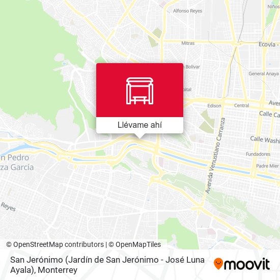 Mapa de San Jerónimo (Jardín de San Jerónimo - José Luna Ayala)