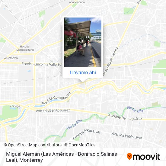 Cómo llegar a Miguel Alemán (Las Américas - General Bonifacio Salinas Leal)  en Guadalupe en Autobús o Metrorrey?