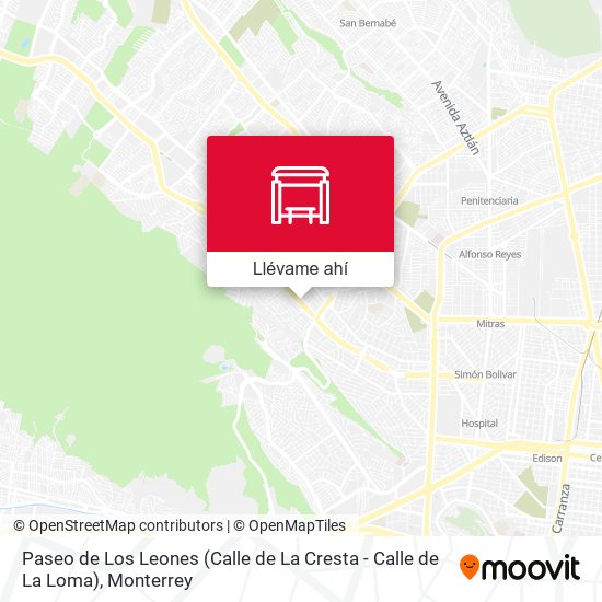 Cómo llegar a Avenida Paseo de Los Leones 2123 en Monterrey en Autobús o  Metrorrey?